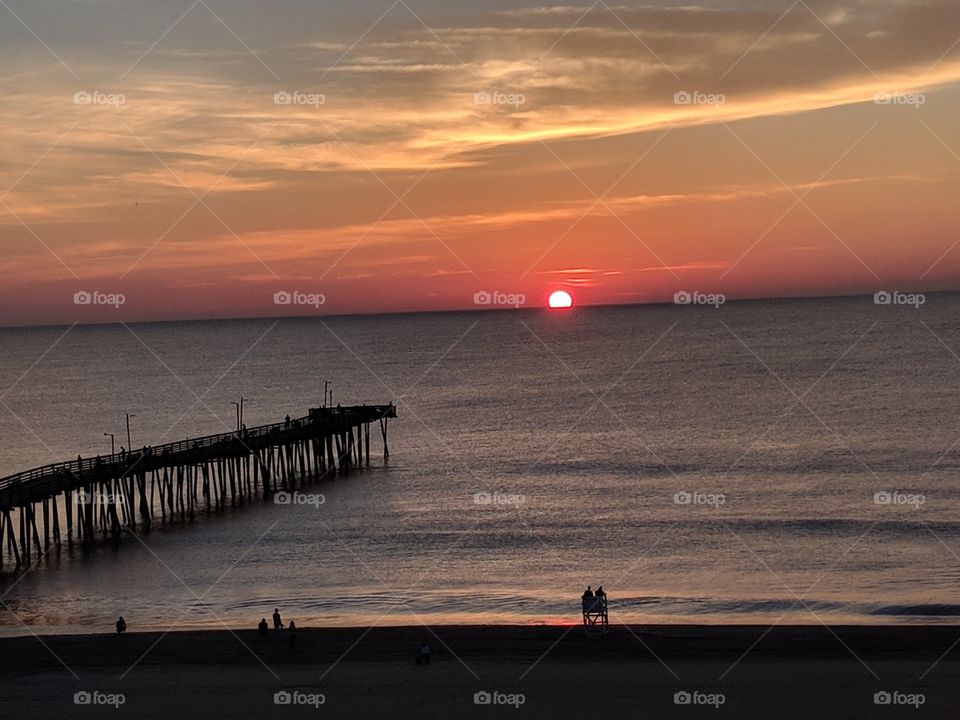 Sunrise at Virginia Beach
