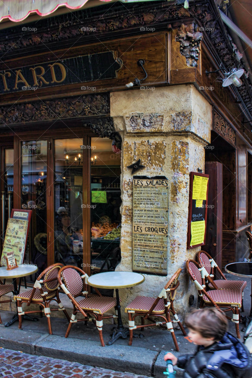 Street cafe, Paris