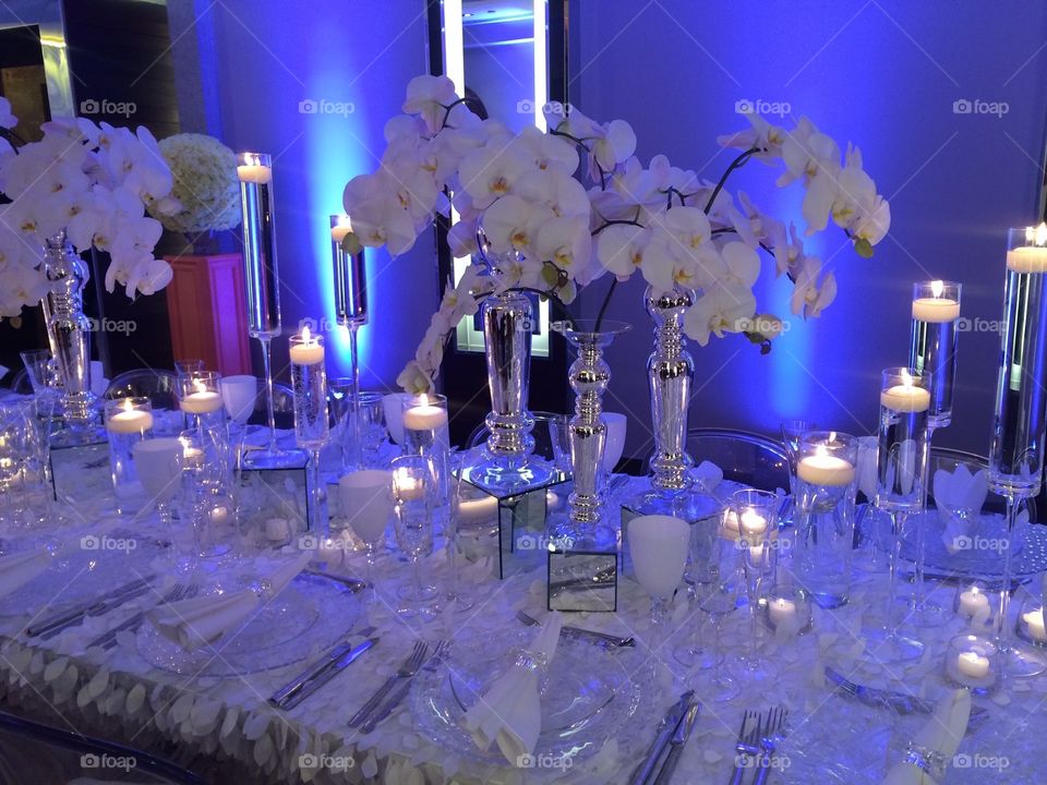 Wedding decor . White winter wedding decor 