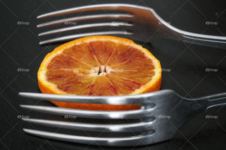 Forks & orange