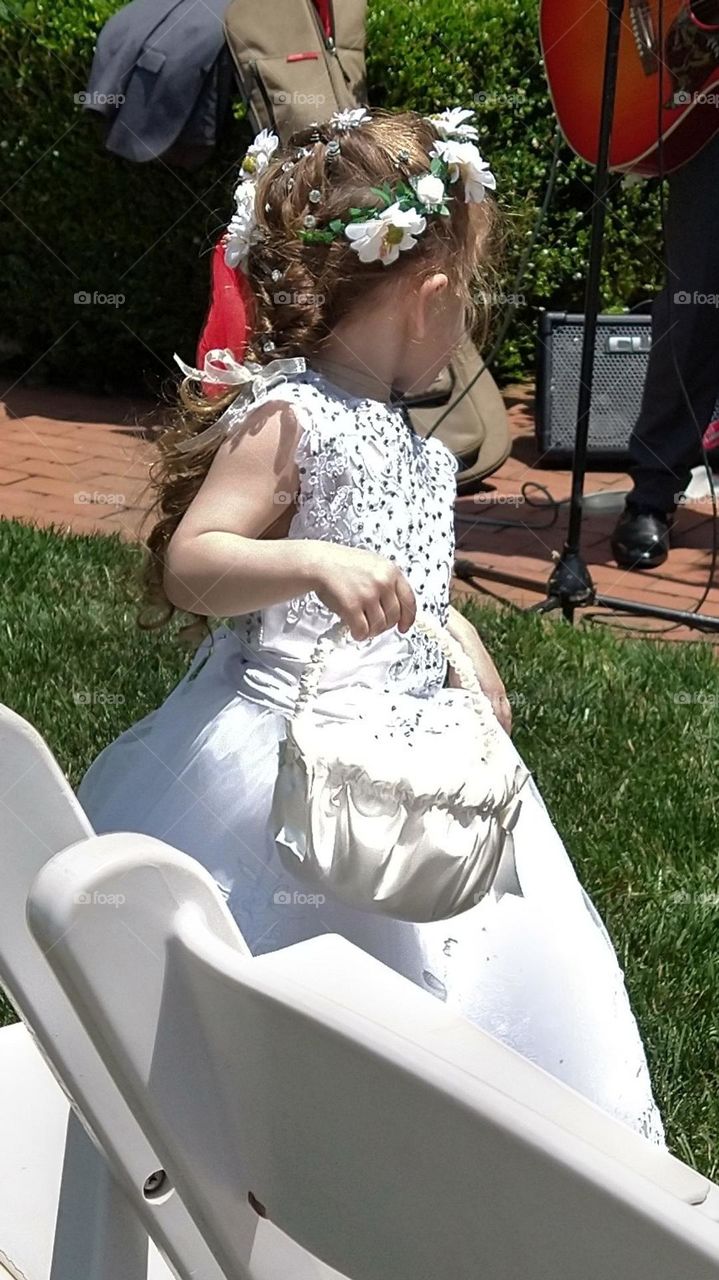 Summer Wedding Flower Girl