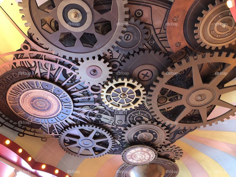 Engines on the ceiling