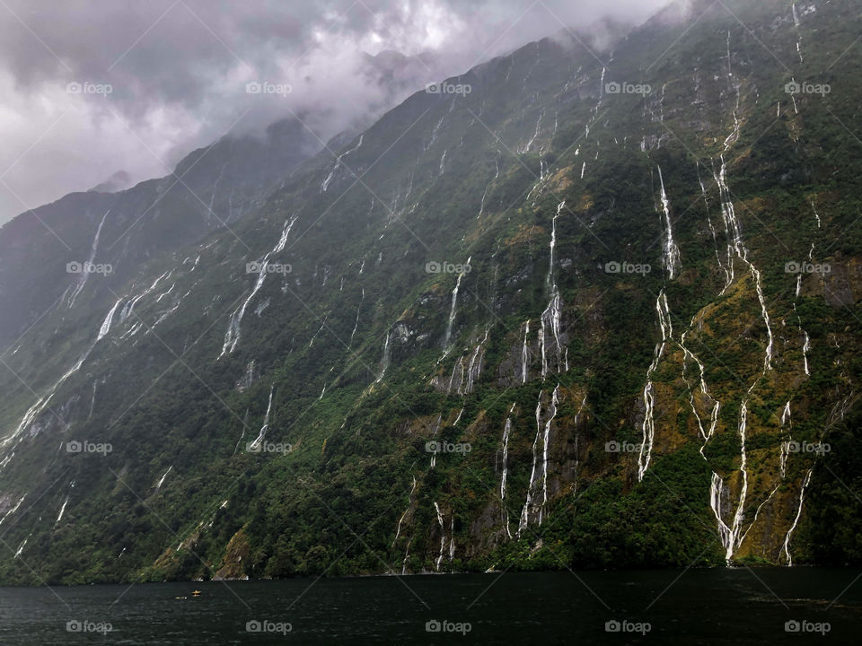 In Milford Sound, rainy days are the best kind of days as rain activates all the waterfalls