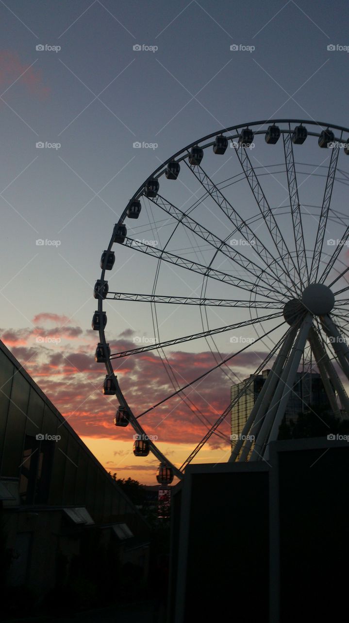 Ferris wheel. Ferris wheel