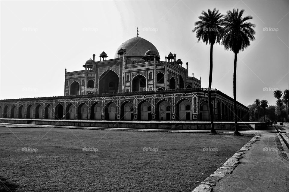 Humayun Tomb in Delhi. It is one of world heritage site declared by UNESCO