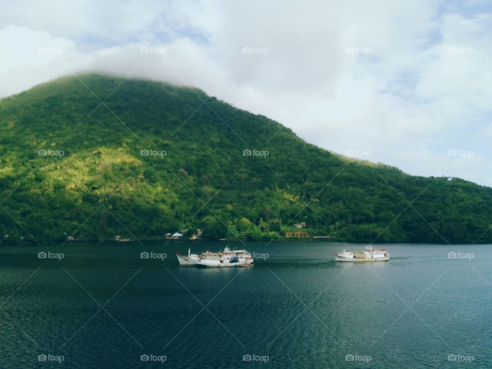 Travelling to Banda Neira Island. 
Small Island with the Beautifull Mountain that full of "Kayu Putih" Trees.