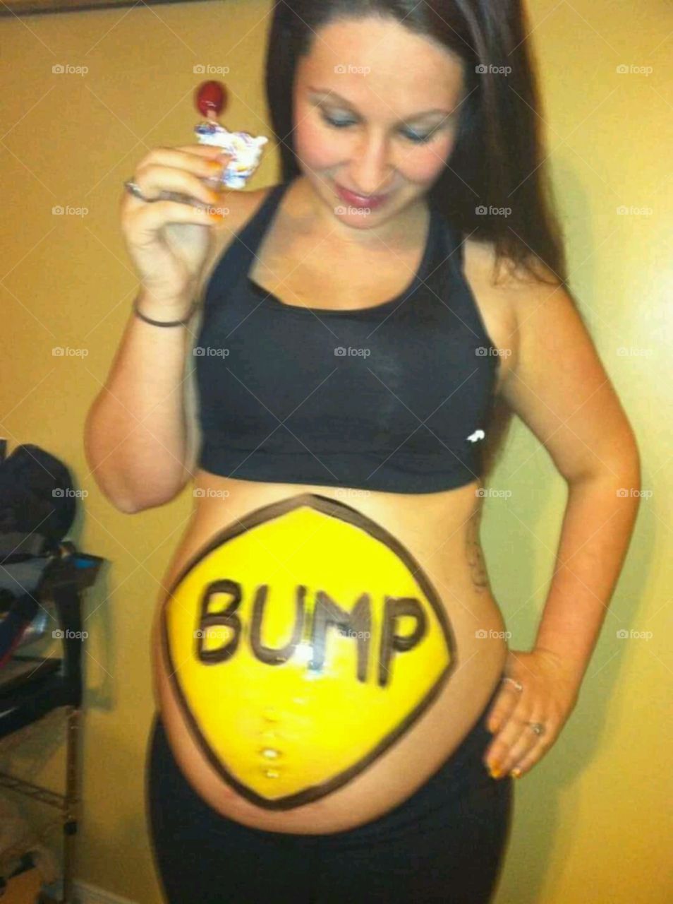 Halloween baby bump