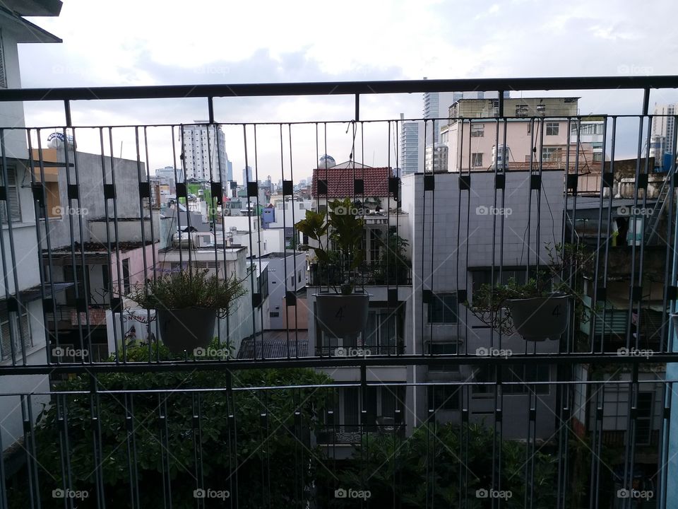 Saigon balcony
