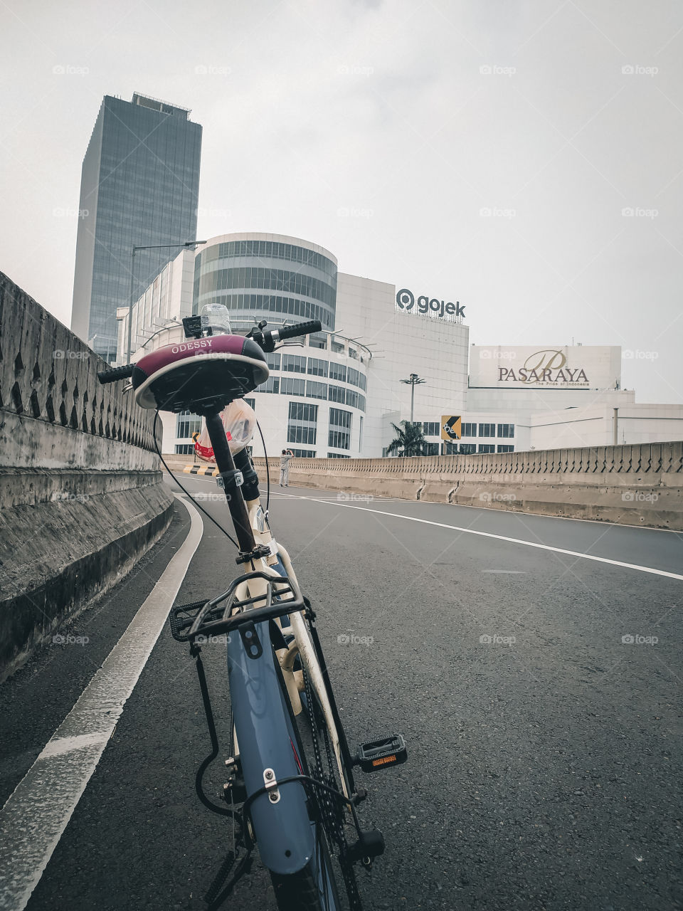 My cycle at Jalan Layang Non Tol Antasari, South Jakarta, Indonesia