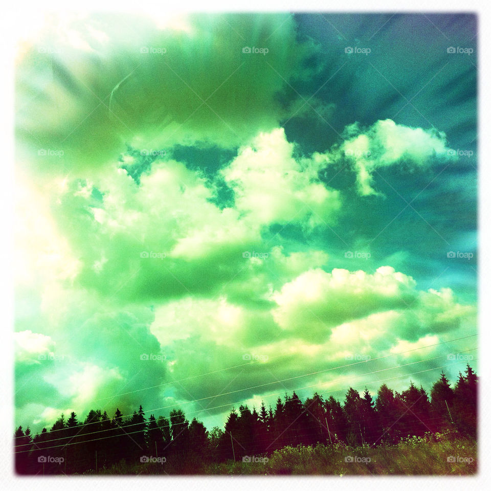 sky heaven clouds sun by ida.arnkvist