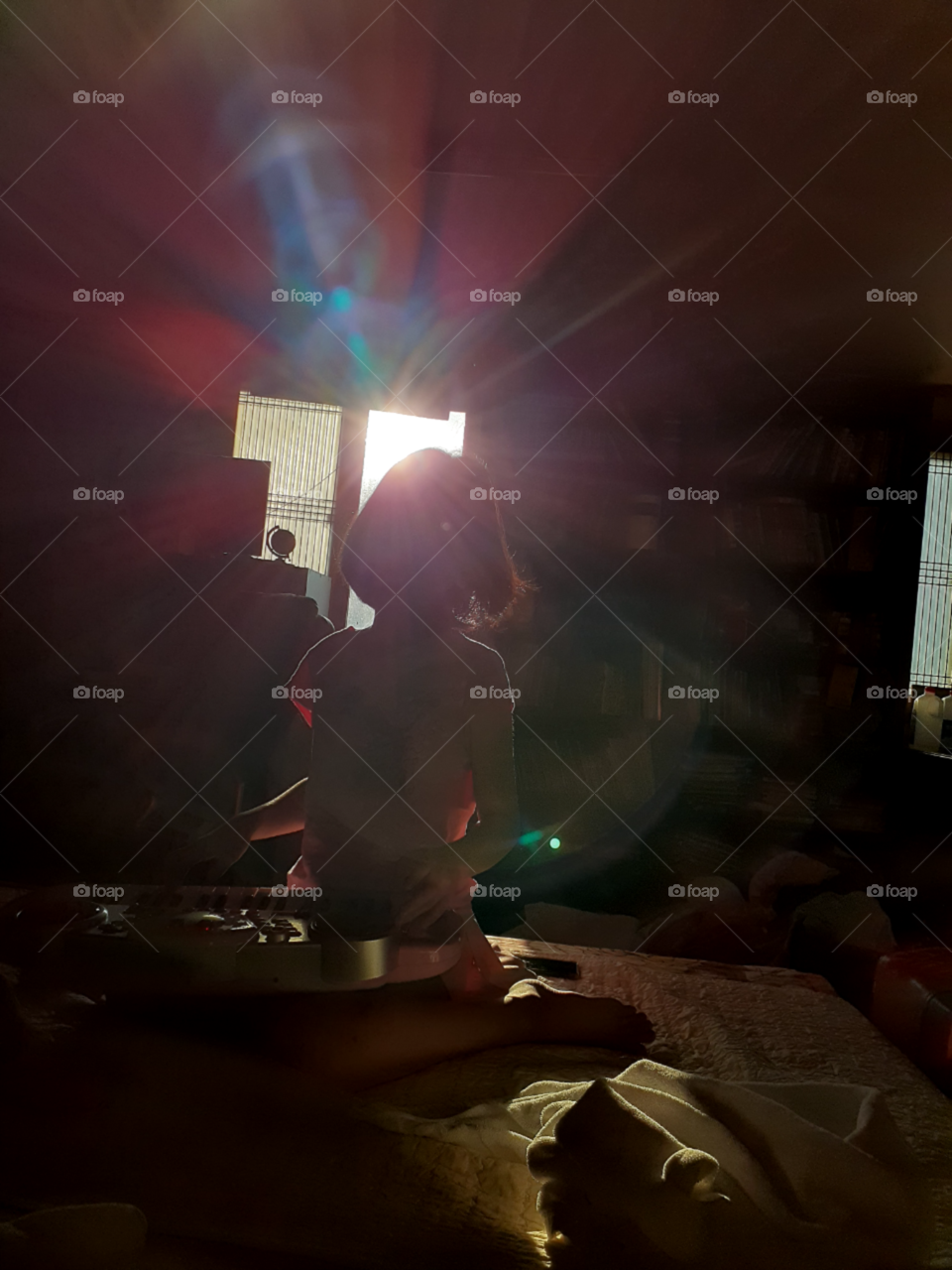 an early greeting for a little girl. she used to play her lovely piano music everytime she woke up. its her companion and a friend.