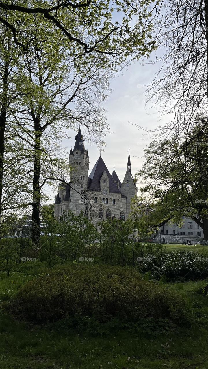 This polish castle is like a fairytale! It has a unique architectural design.