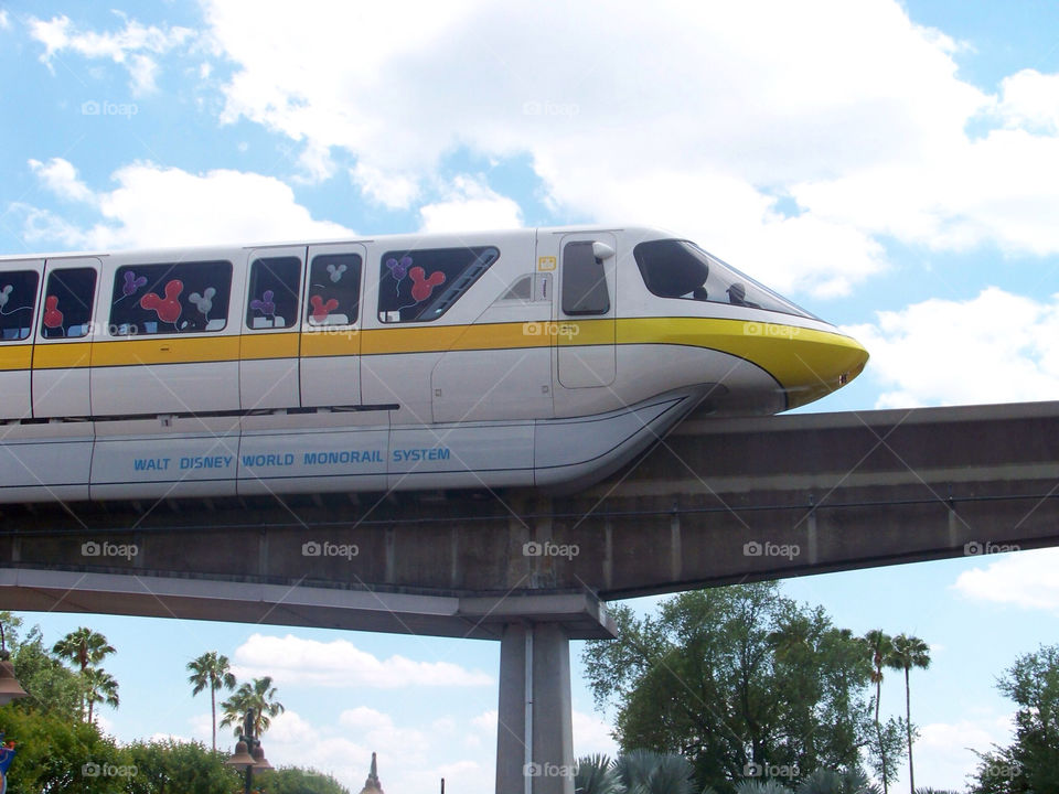 yellow travel summer train by tonyalynn