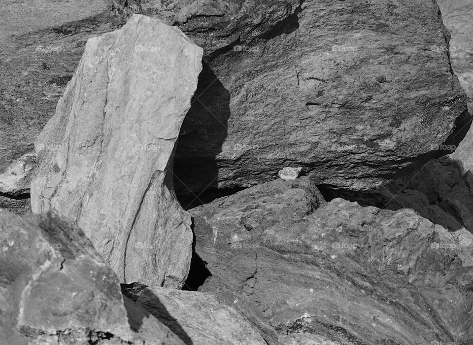 Rugged terrain of the Big Obsidian Flow 