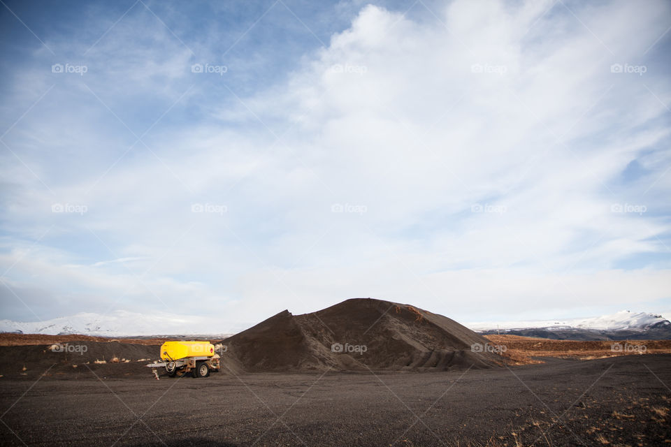 Truck in Iceland 