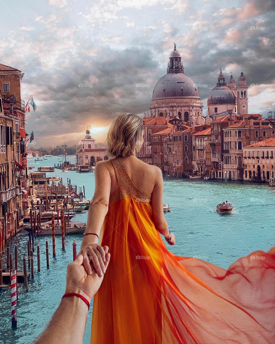 couple holding hands