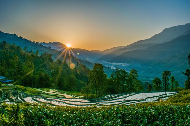 Beauty of sunrise 