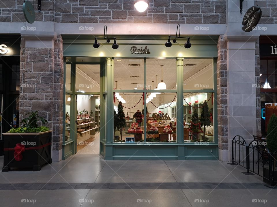 chocolate store front