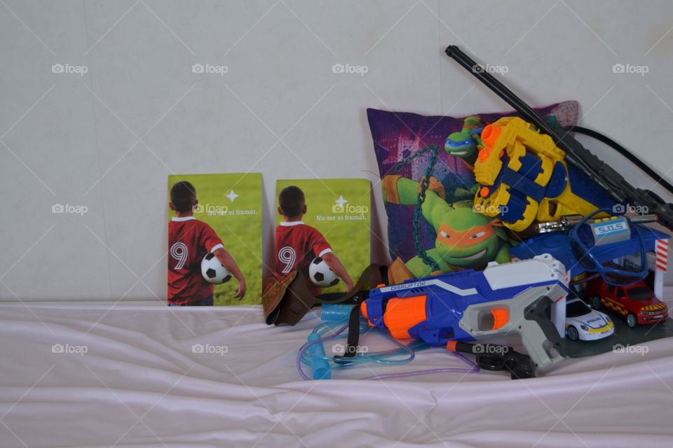 My sons job for Foap