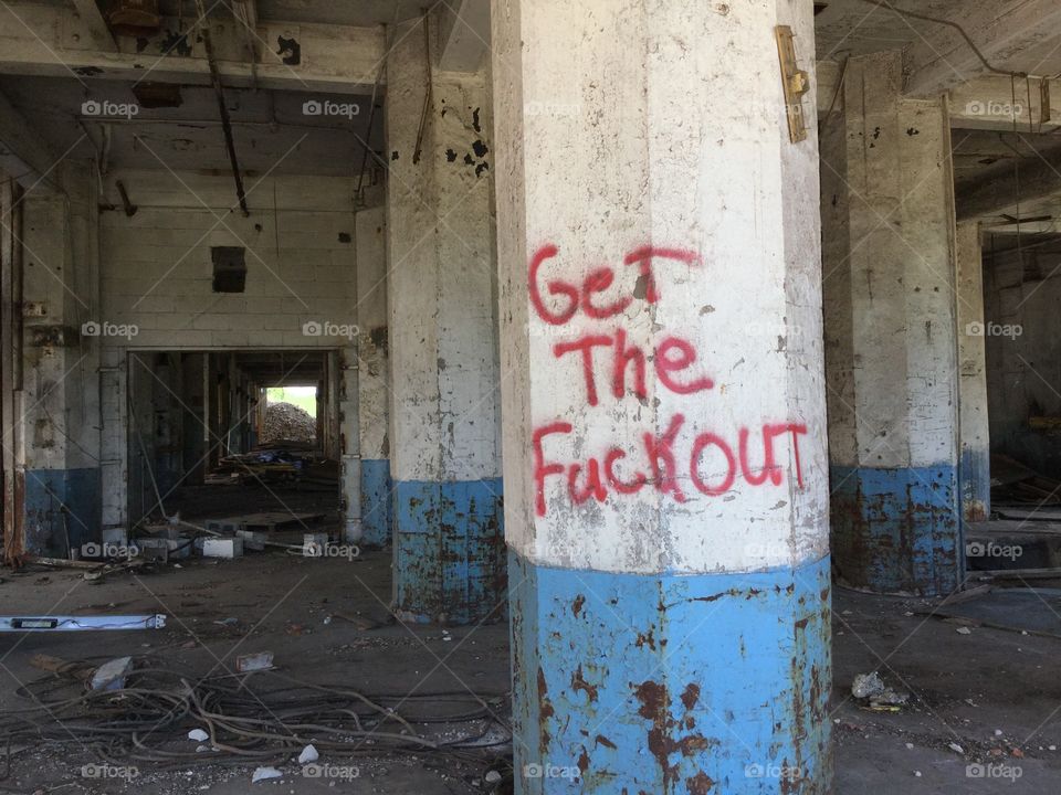 Abandoned factory near Peoria , Il. USA