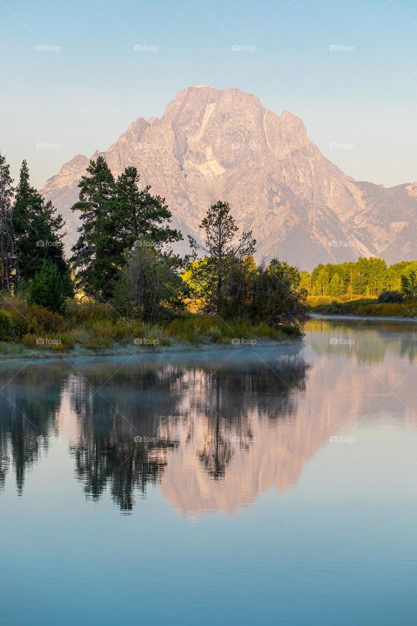 Mountain reflection 