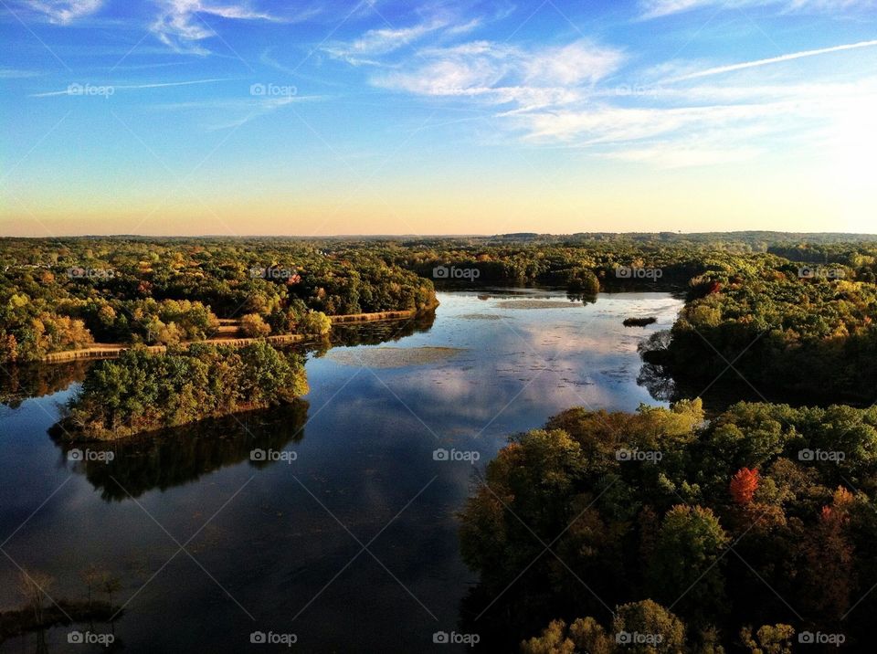 Water, No Person, Landscape, Sunset, Lake
