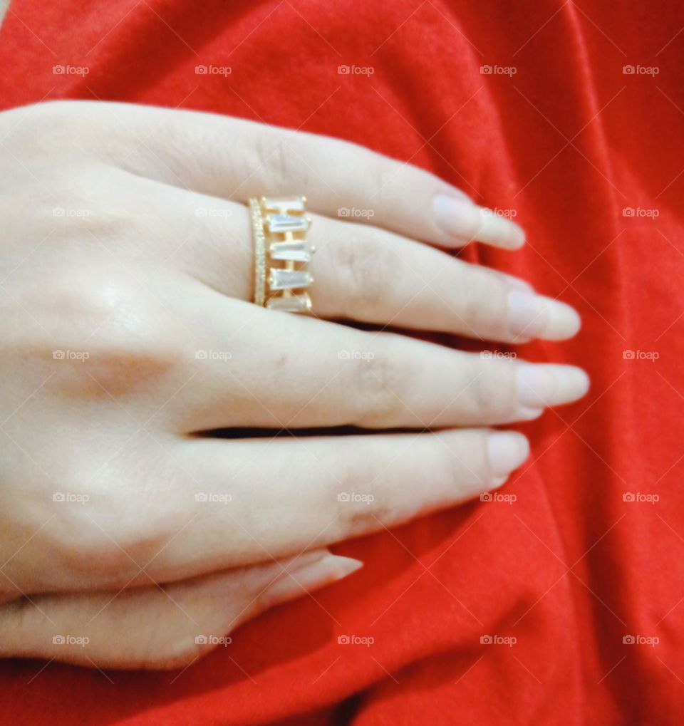 Hand with ring