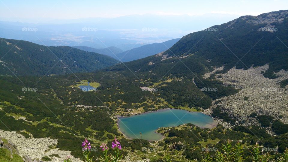 Lakes in Rila mountain
