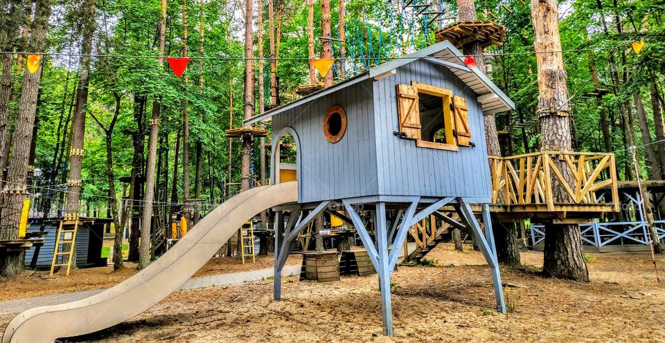 Who lives in the house? (Lithuania, July, 2019).