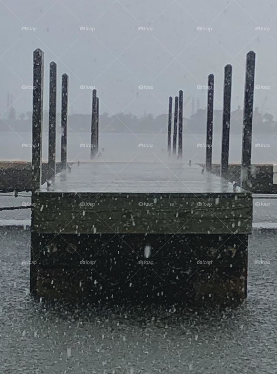 Editor’s choice. The storm caught us while fishing in front of the docks, had to wait it out. 