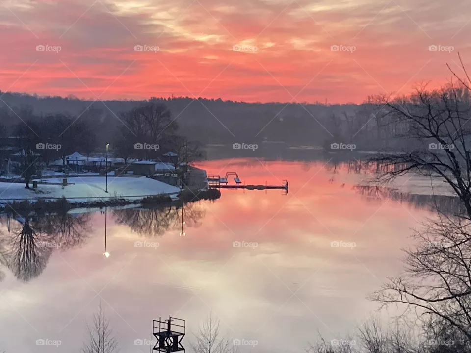 Frozen sunrise