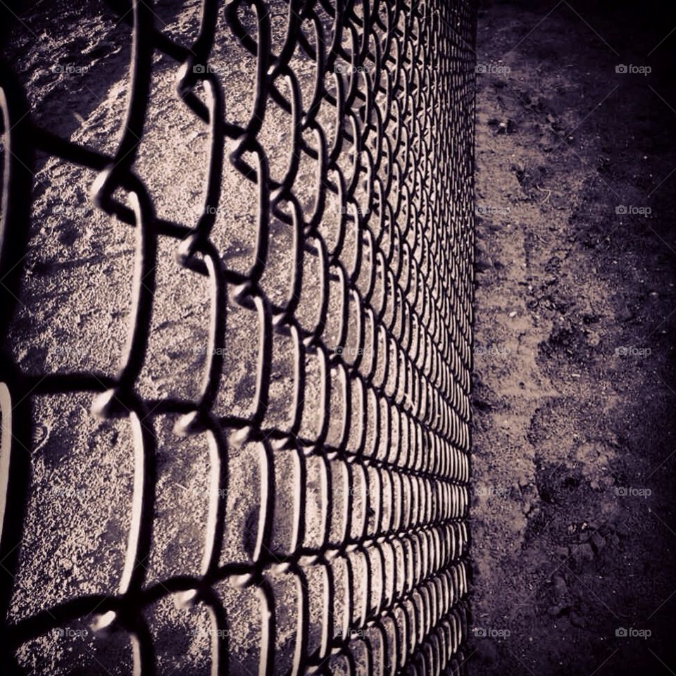 Chain link fence