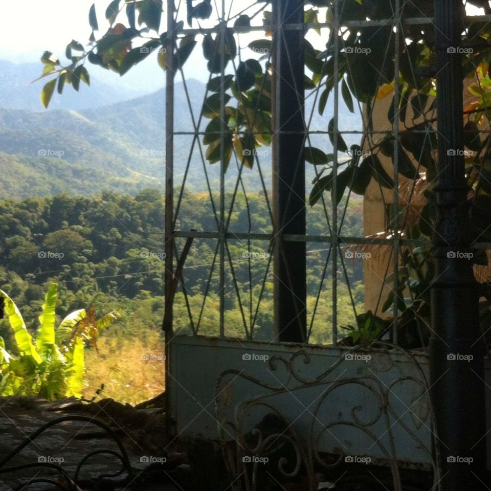 View to the mountains