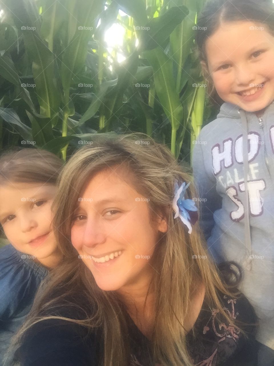 Corn maze fun bushues family farm