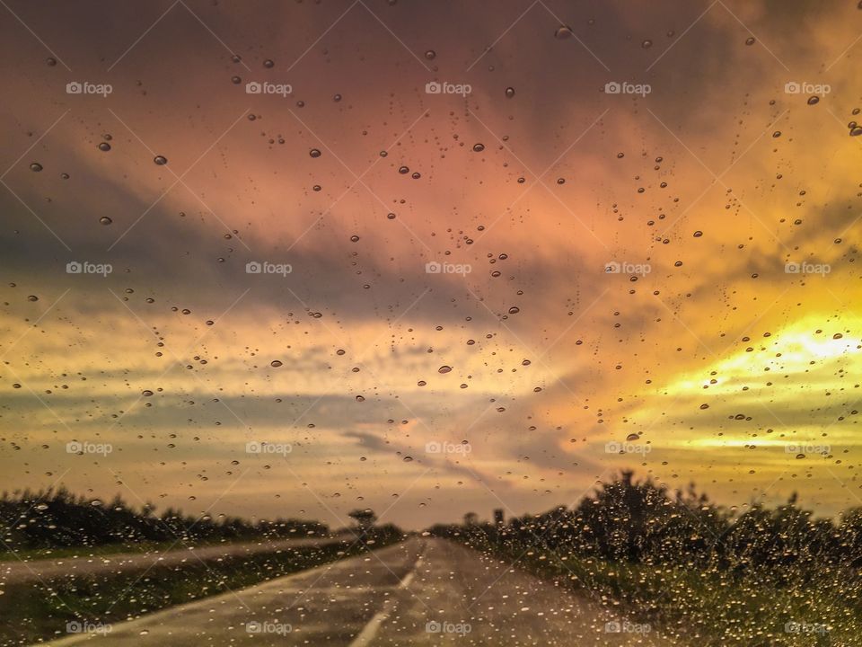 Rain on my windshield 