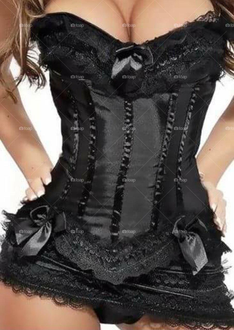 Sexy black  boudoir
