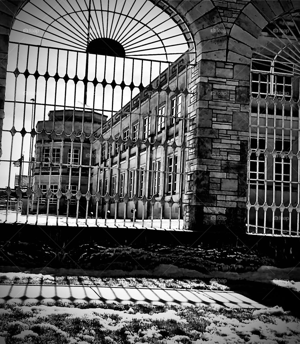 Beautiful architecture of a maximum state prison 