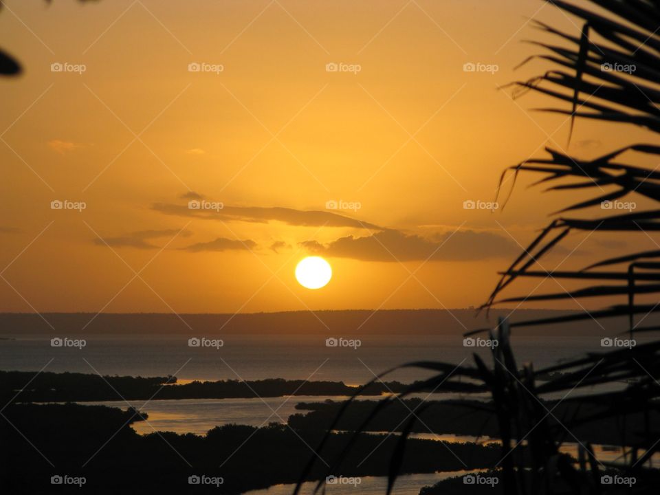 Sunset in Mozambique