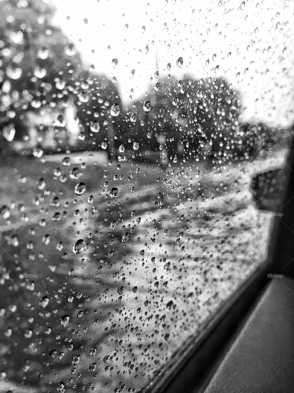 Shelter from the storm - flooded road