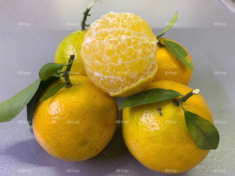 a mandarin orange