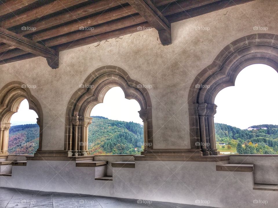 Window view from Vianden Castle