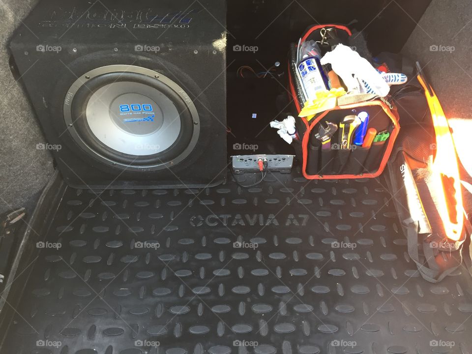 Багажник Scoda oktavia,чистый,вместительный