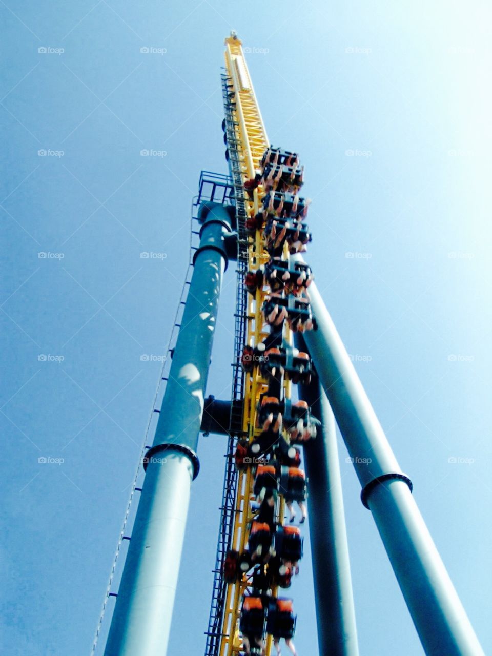 Vertical Velocity. At Six Flags, Chicago