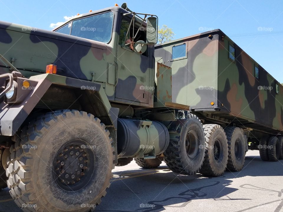 camo truck