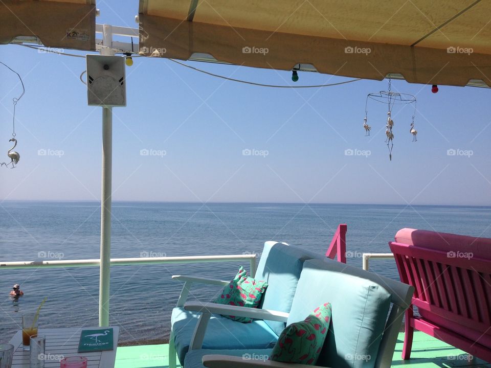 Ocean view in Greece 