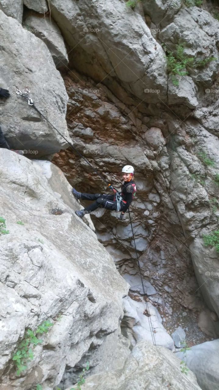 Roller canyoning