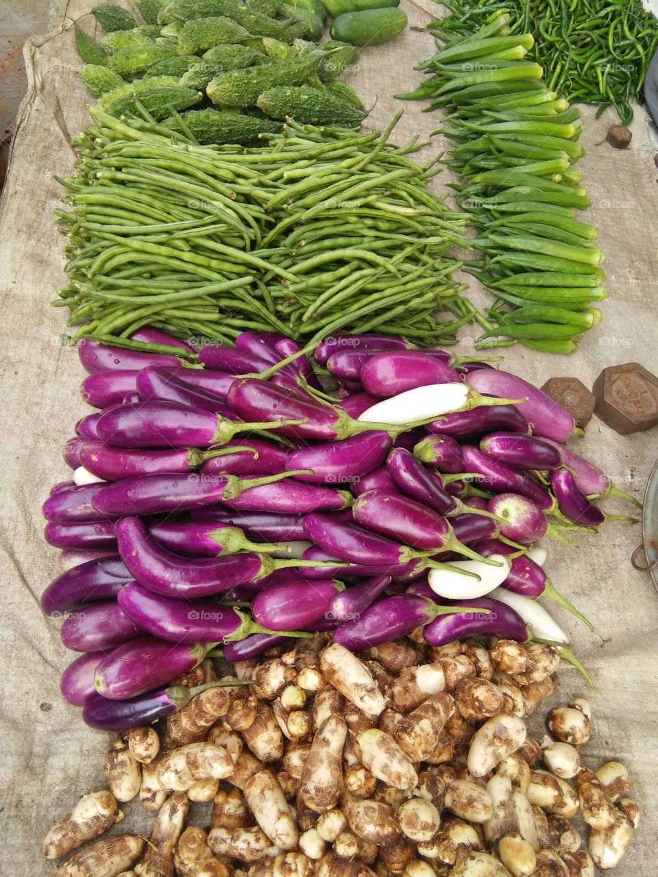vegetable in Indian daily market
