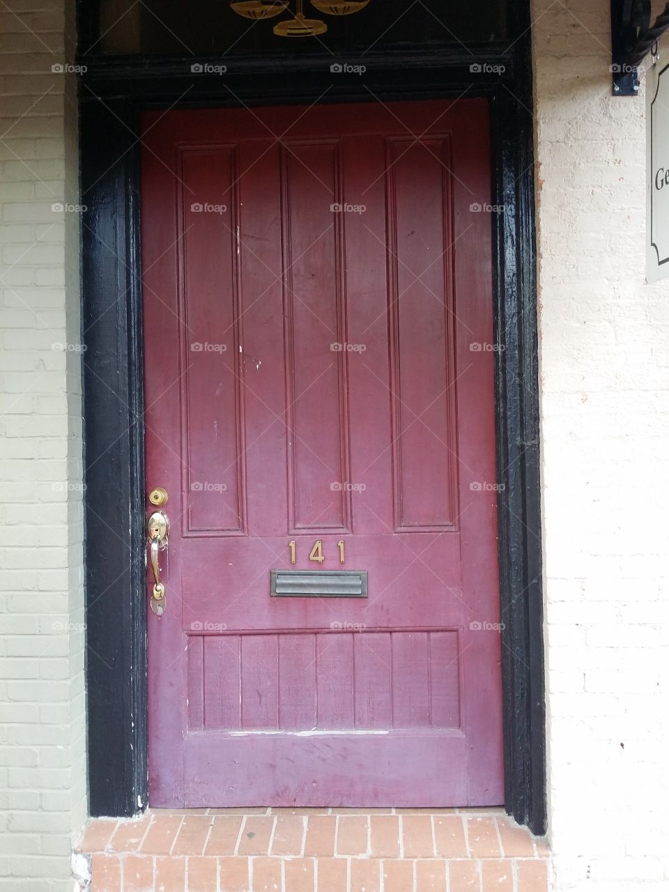 Old Office Entrance Door