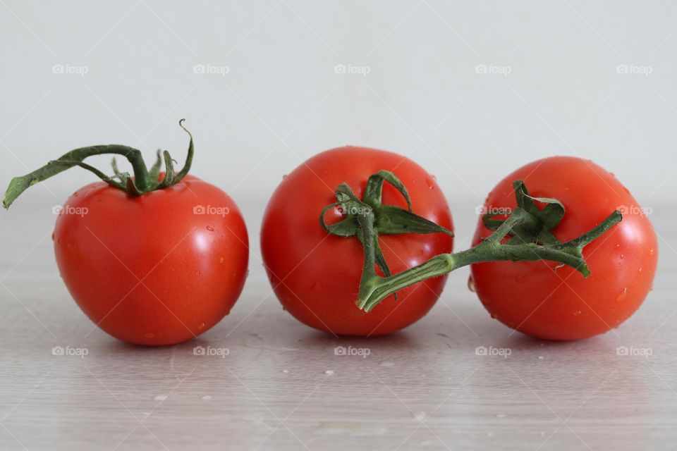 Three tomatoes