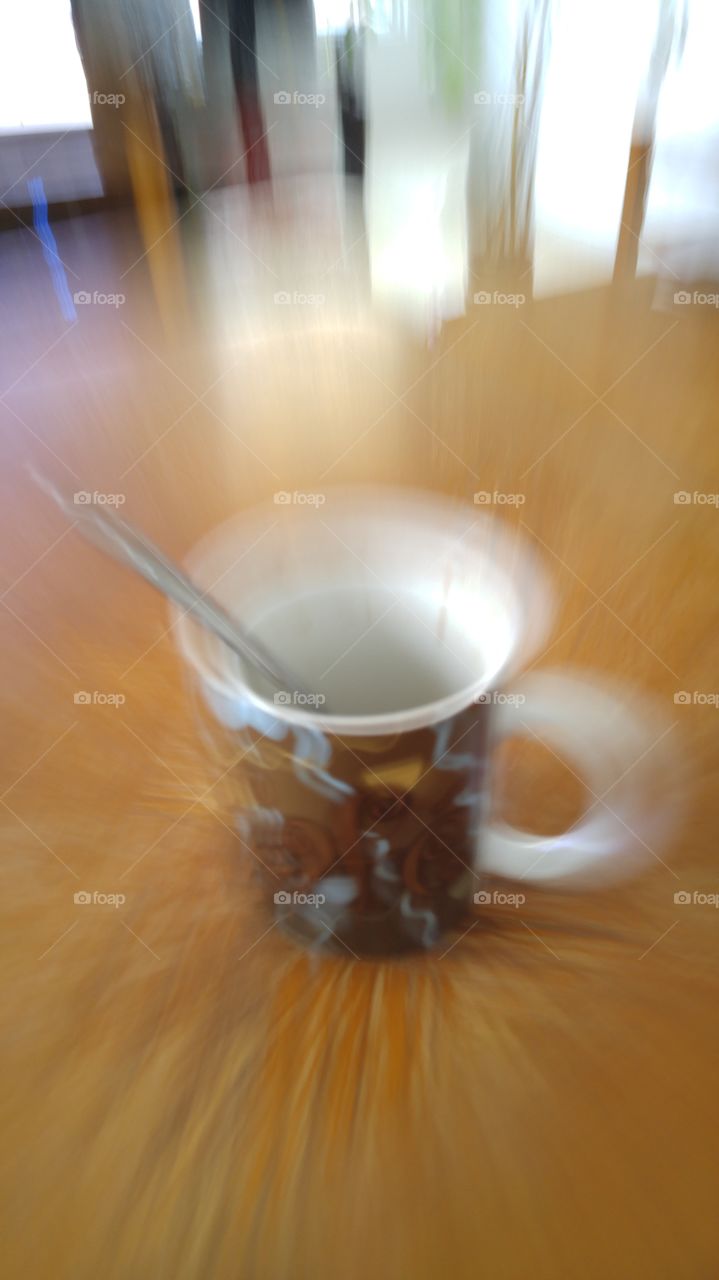 One too many cups of coffee??